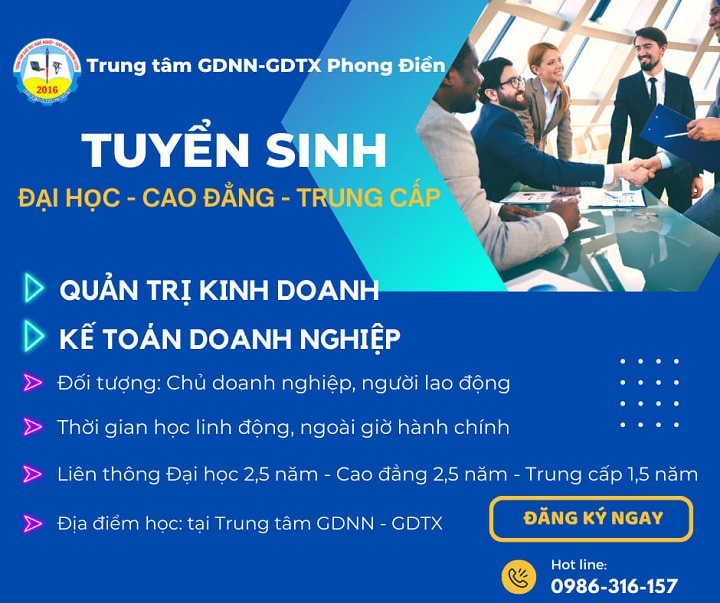 Một số chương trình đạo tạo được tổ chức tại trung tâm